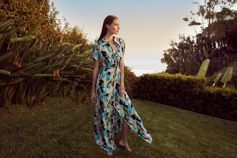 DVF focuses on Georgia dress from latest collection