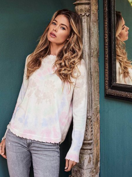 Doutzen Kroes Looks Chic in Repeat Cashmere Spring 2020 Line