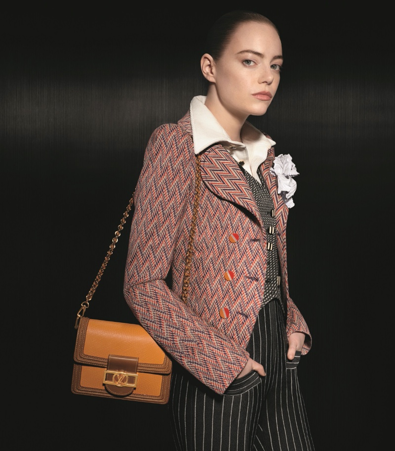 Emma Stone's First Louis Vuitton Campaign - Emma Models Prefall