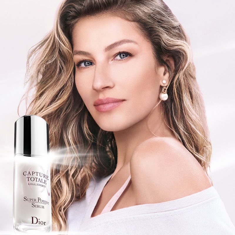 Gisele Bundchen stars in Dior Capture Totale Super Potent Serum campaign