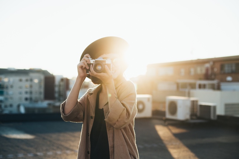 Influencer Camera Smiling