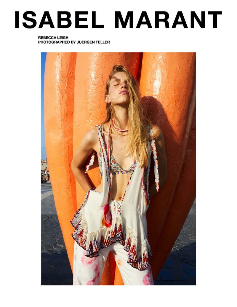 Rebecca Leigh Longendyke stars in Isabel Marant spring-summer 2020 campaign