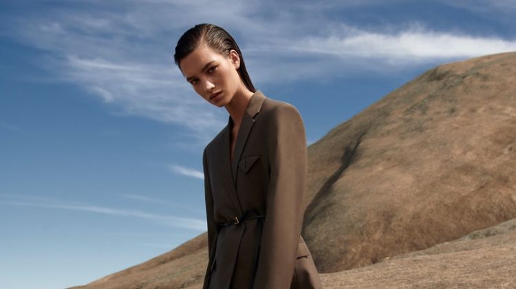 Joli Stepien Models Cool Suiting for ELLE Germany