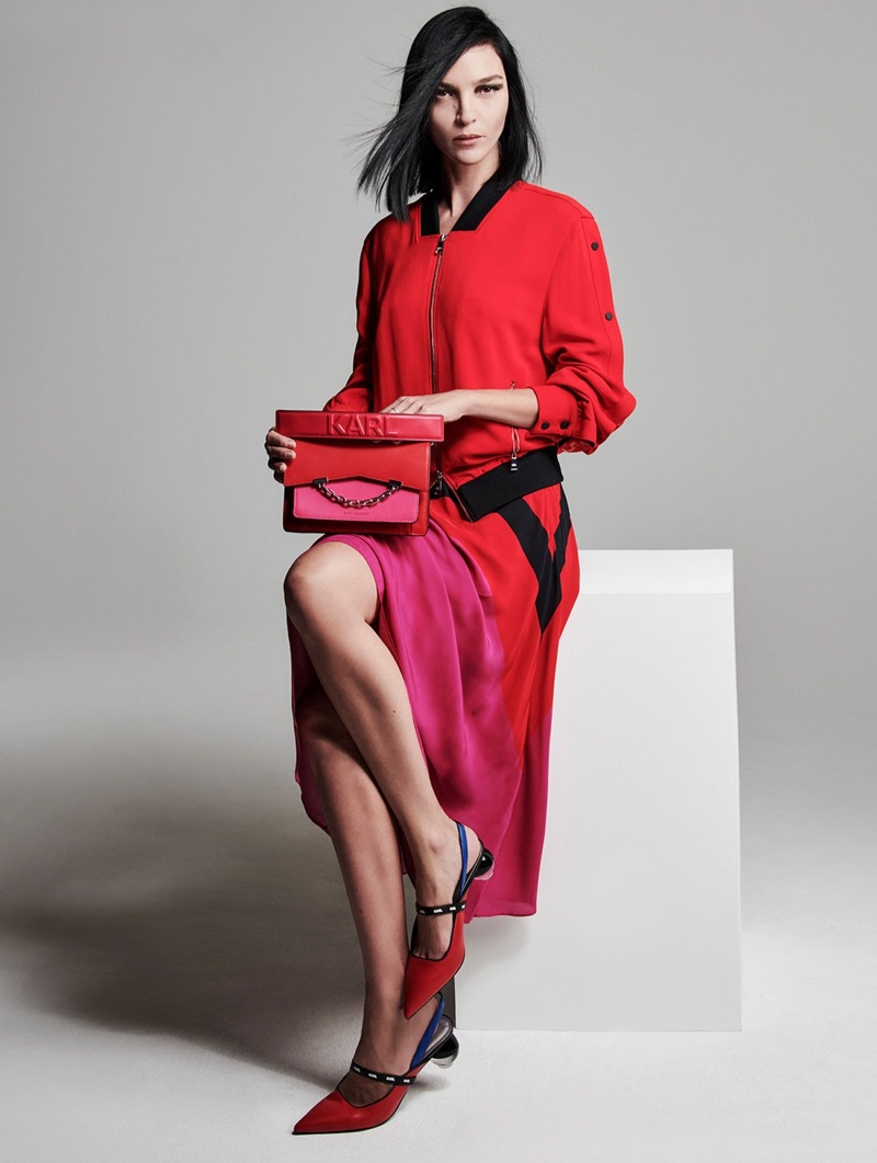 Mariacarla Boscono stars in Karl Lagerfeld spring-summer 2020 campaign