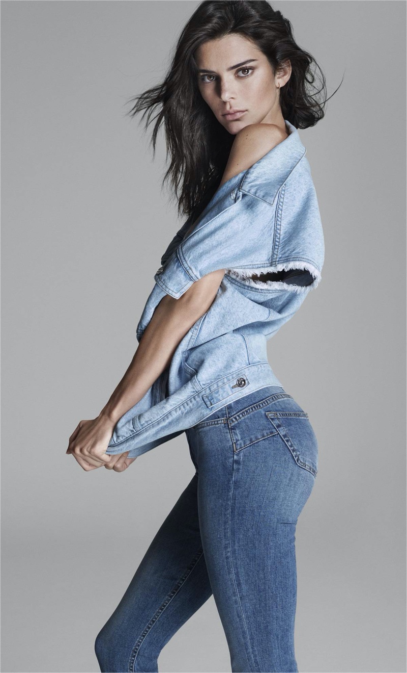 Kendall Jenner sports denim for Liu Jo spring-summer 2020 campaign