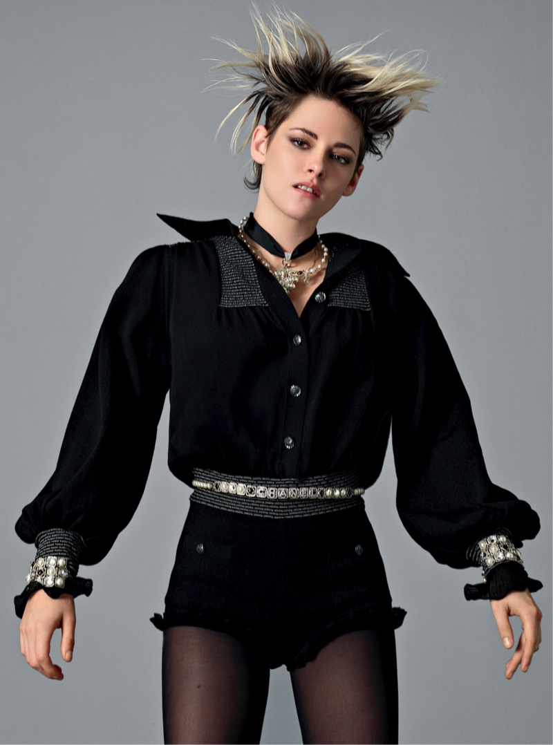 Kristen Stewart dresses in black for Chanel spring-summer 2020 campaign