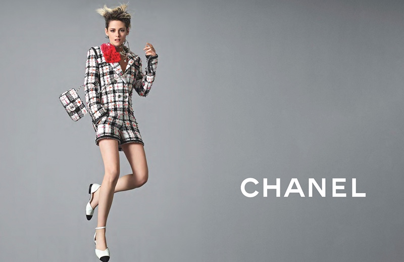 Kristen Stewart strikes a pose in Chanel spring-summer 2020 campaign