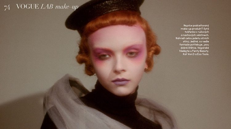 Lily Nova Wears Avant-Garde Looks for Vogue Czechoslovakia