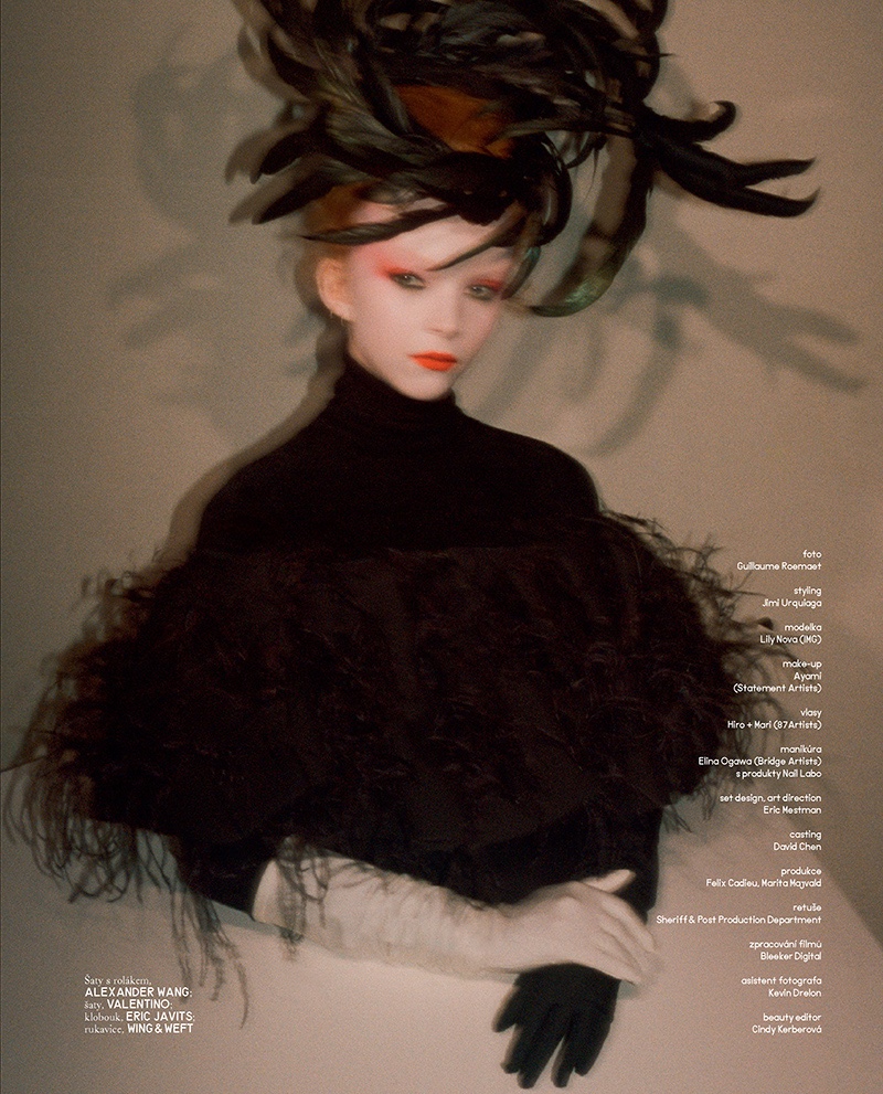 Lily Nova Wears Avant-Garde Looks for Vogue Czechoslovakia