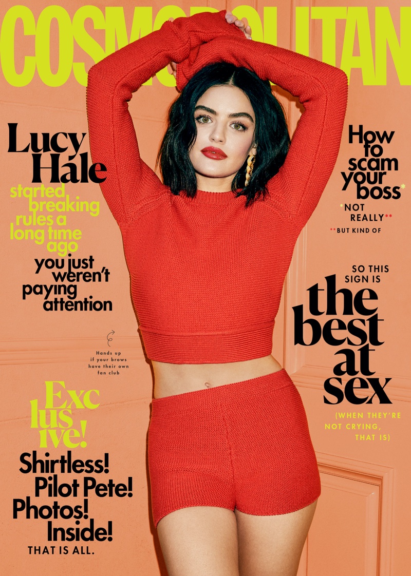 Lucy Hale Cosmopolitan 2020 Cover Photoshoot  Fashion 