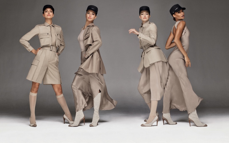 Irina Shayk, Adriana Lima, Gigi Hadid and Joan Smalls front Max Mara spring-summer 2020 campaign