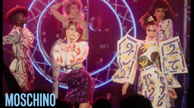 Kaia, Gigi, Bella, Adut & Imaan Rock Out in Moschino Spring 2020 Campaign