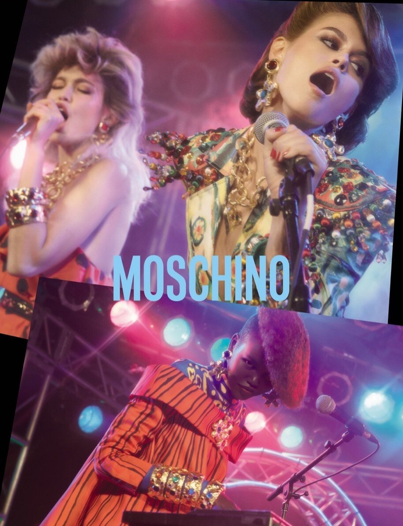 Gigi Hadid, Kaia Gerber and Adut Akech front Moschino spring-summer 2020 campaign