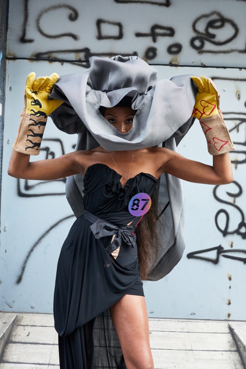 The first campaign ever of Naomi x Vivienne Westwood