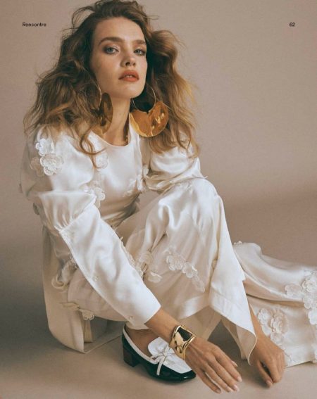 Natalia Vodianova Charms for the Pages of Marie Claire France Natalia Vodianova Charms for the Pages of Marie Claire France