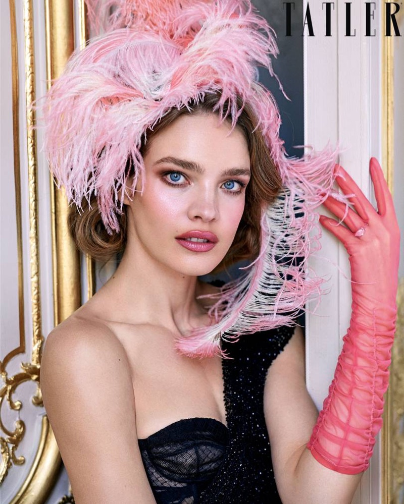 Natalia Vodianova Poses in Dior Haute Couture for Tatler