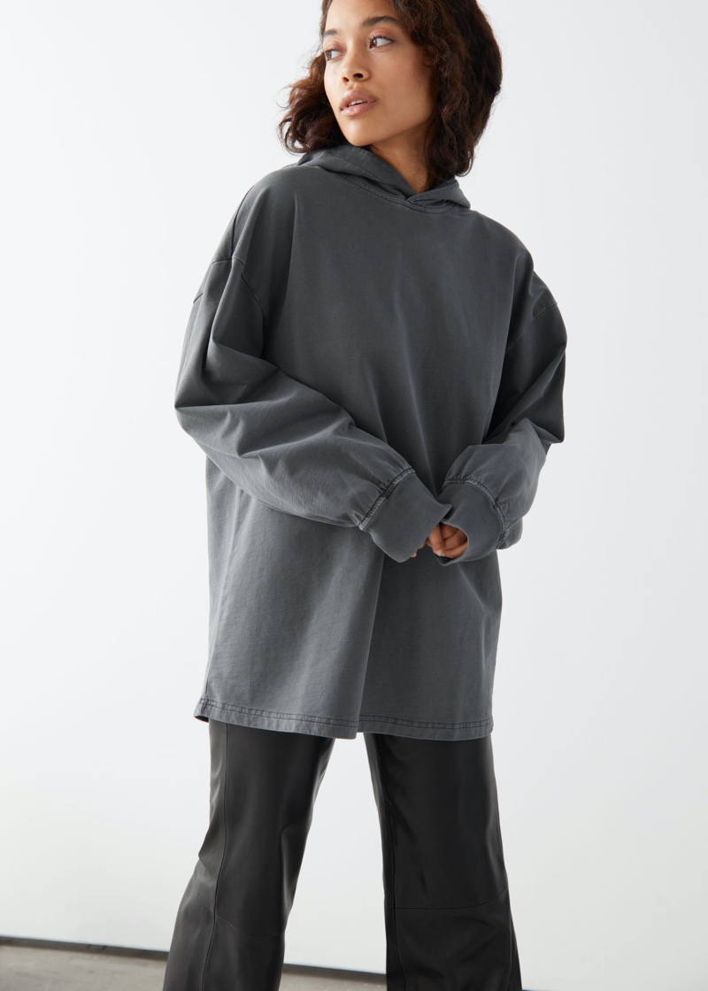 & Other Stories Oversized Organic Cotton Hoodie $69