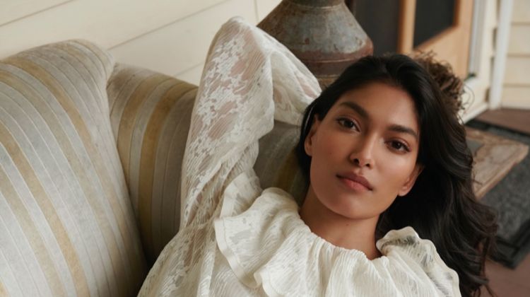 Pritika Swarup Poses in Elegant Ensembles for Rose & Ivy