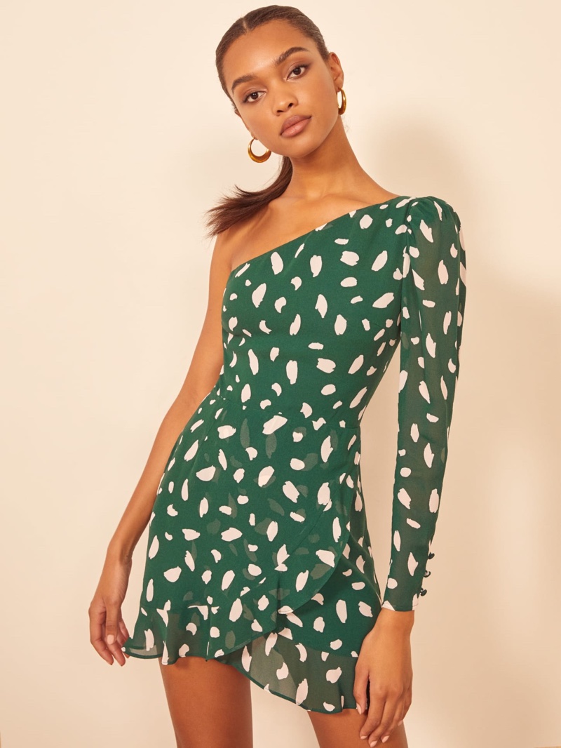 Reformation Sybil Dress in Fen $248