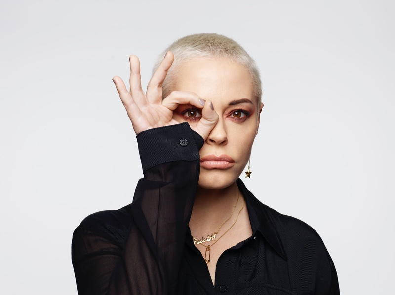 Rose McGowan poses for Hunger Magazine. Photo: Rankin