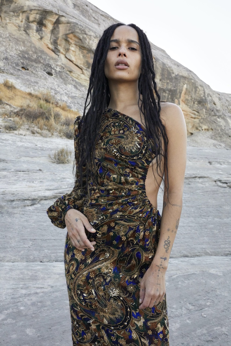 Zoe Kravitz stars in Saint Laurent summer 2020 campaign