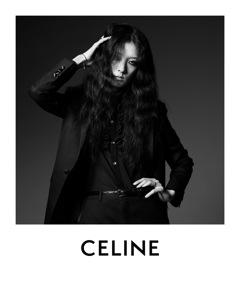 Hedi Slimane captures So Young Kang in black and white