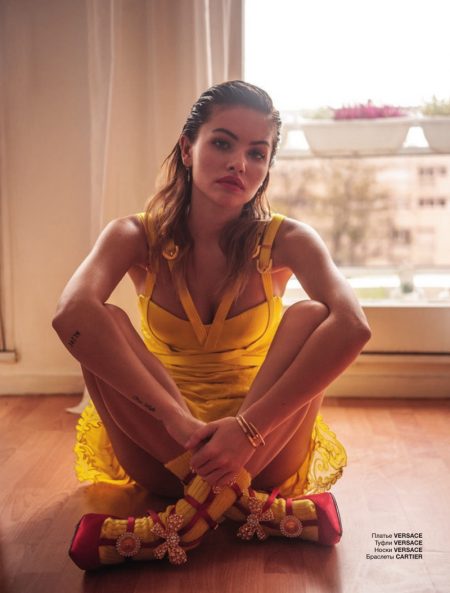 Thylane Blondeau Takes On Vibrant Fashions for Numero Russia Thylane Blondeau Takes On Vibrant Fashions for Numero Russia