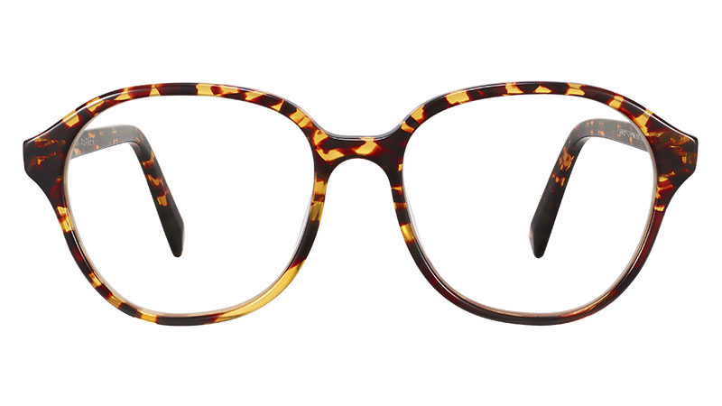 Warby Parker Carrington Glasses in Saffron Tortoise Fade $95