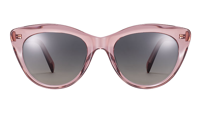 Warby Parker Leta Sunglasses in Layered Desert Rose Crystal $95