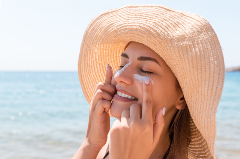 Woman Sun Beach Sunscreen Straw Hat