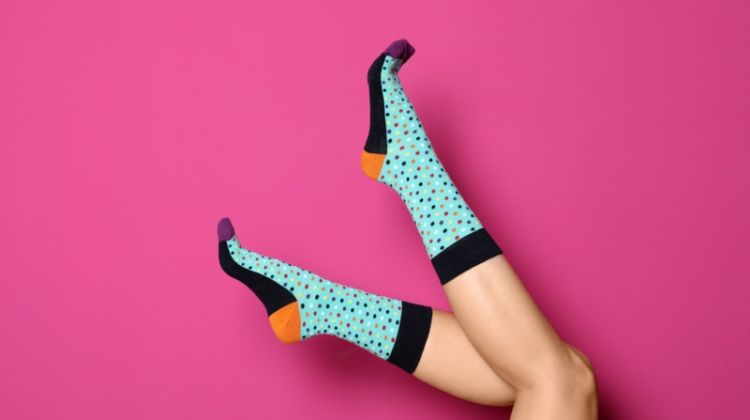 How Socks Create an Impression: Create Your Personal Unique Design of Socks Woman's Legs Printed Colorful Socks