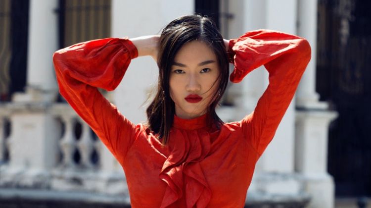 Yuemeng Ma Poses in Chic Outfits for STARLUX Magazine
