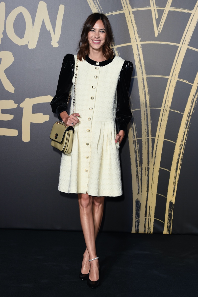 Alexa Chung at the Fashion for Relief Show 2019
