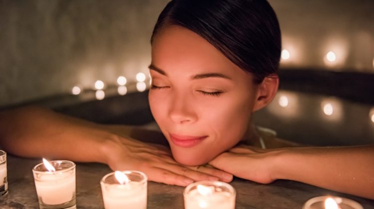 The Reasons for Choosing Jetted Bathtubs Asian Woman Calm Bathtub Candles