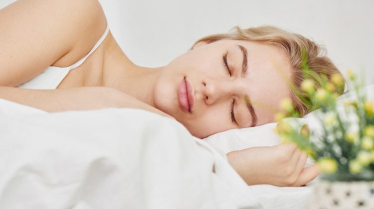 Why a Good Night’s Rest is the Ultimate Fashion Tip Attractive Blonde Woman Sleeping