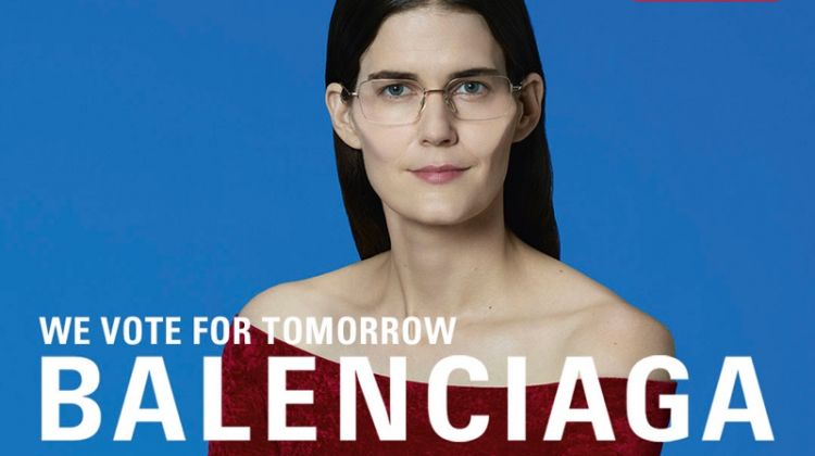 An image from Balenciaga's spring 2020 advertising campaign