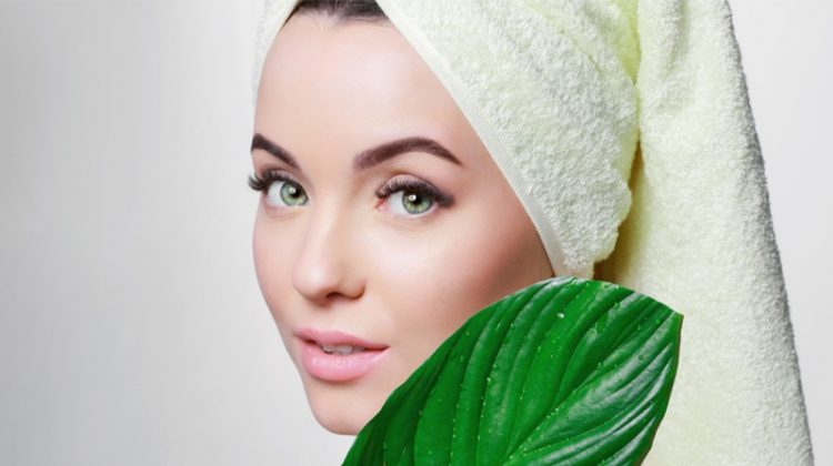 Do CBD Beauty Products Actually Work? Beauty Woman Towel Leaf