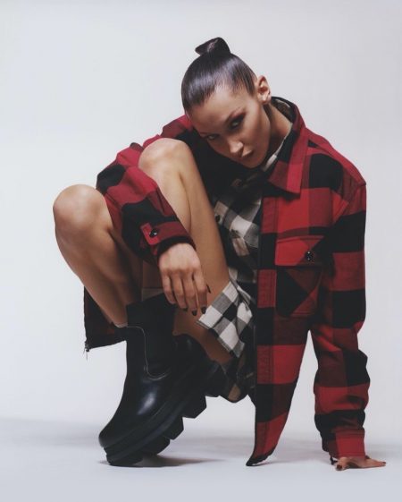 Bella Hadid Tries On Statement Fashions for LOVE Bella Hadid Tries On Statement Fashions for LOVE