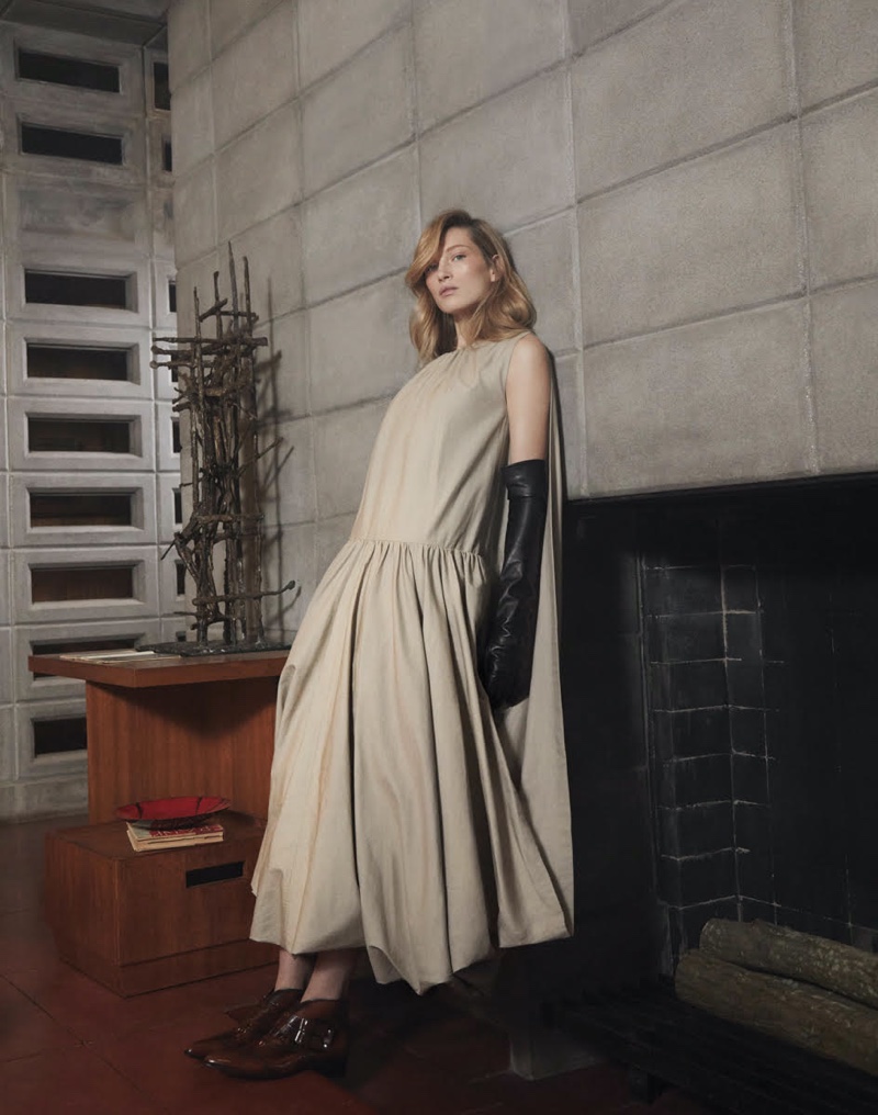 Bruna & Liz Pose in Elegant Fashions for Vogue Taiwan