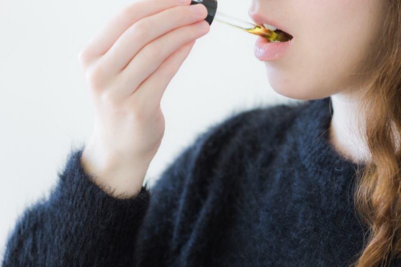 CBD Oil Woman Tincture Sweater