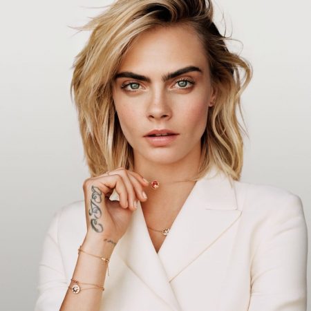 Cara Delevingne Shines in Dior Jewelry Campaign Cara Delevingne stars in Dior Joaillerie Rose des Vents campaign