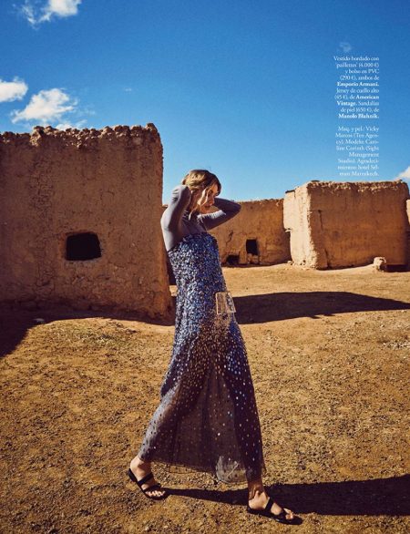 Caroline Corinth ELLE Spain Marrakech Desert Fashion Editorial | Page 2