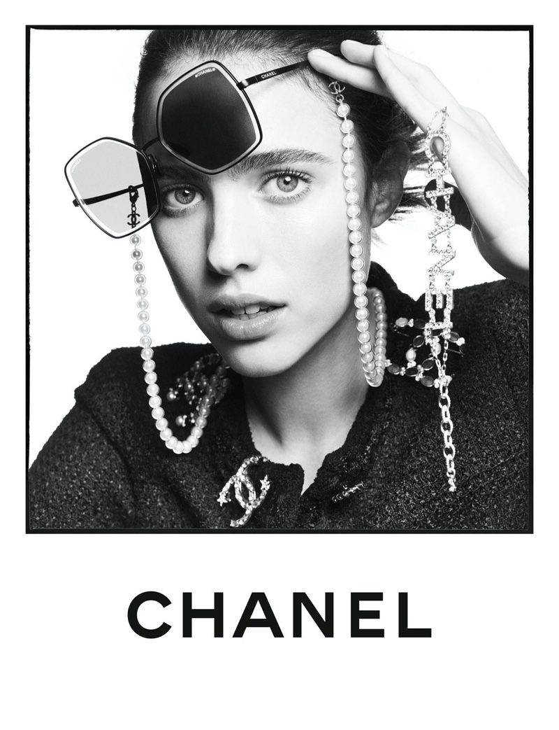 Margaret Qualley stars in Chanel Eyewear spring-summer 2020 campaign