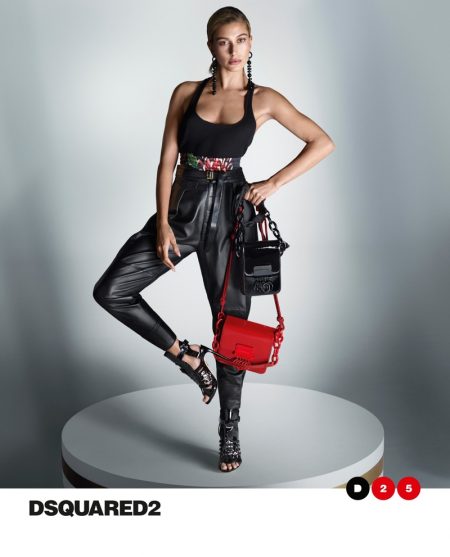 Hailey Baldwin fronts DSquared2 spring-summer 2020 campaign