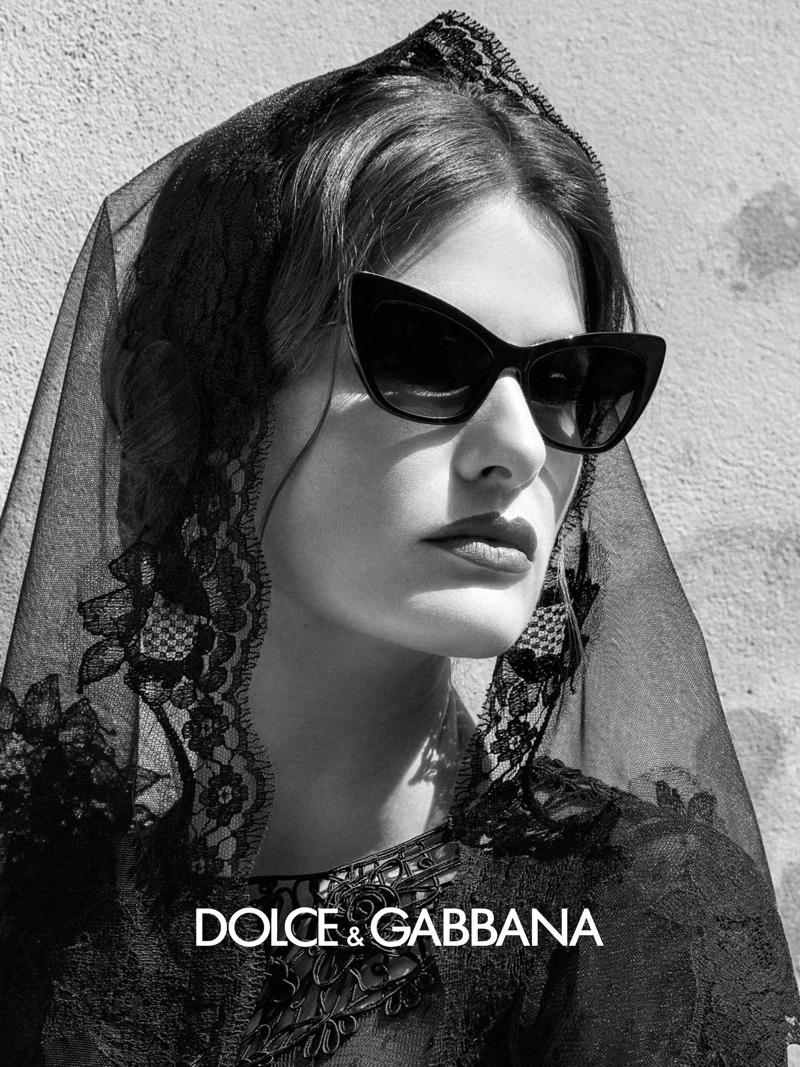 Isabeli Fontana fronts Dolce & Gabbana Eyewear spring-summer 2020 campaign