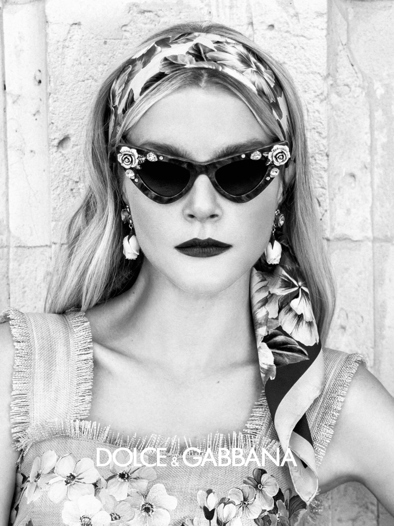 Jessica Stam appears in Dolce & Gabbana Eyewear spring-summer 2020 campaign