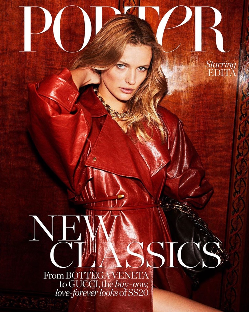 habilitar cigarrillo Marchitar Edita Vilkeviciute PORTER Edit 2020 Cover Fashion Editorial