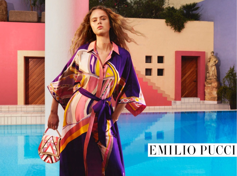 Olivia Vinten stars in Emilio Pucci spring-summer 2020 campaign