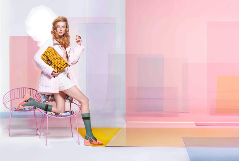 Rianne van Rompaey stars in Fendi spring-summer 2020 campaign