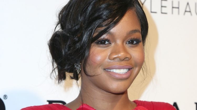 Gabby Douglas at the 25the Annual Elton John Academy Awards Viewing Party